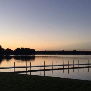 Sunrise in Winona Lake